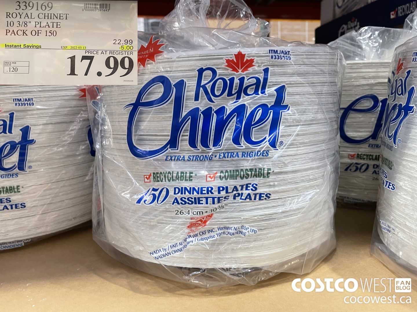 339169 ROYAL CHINET 10 3/4