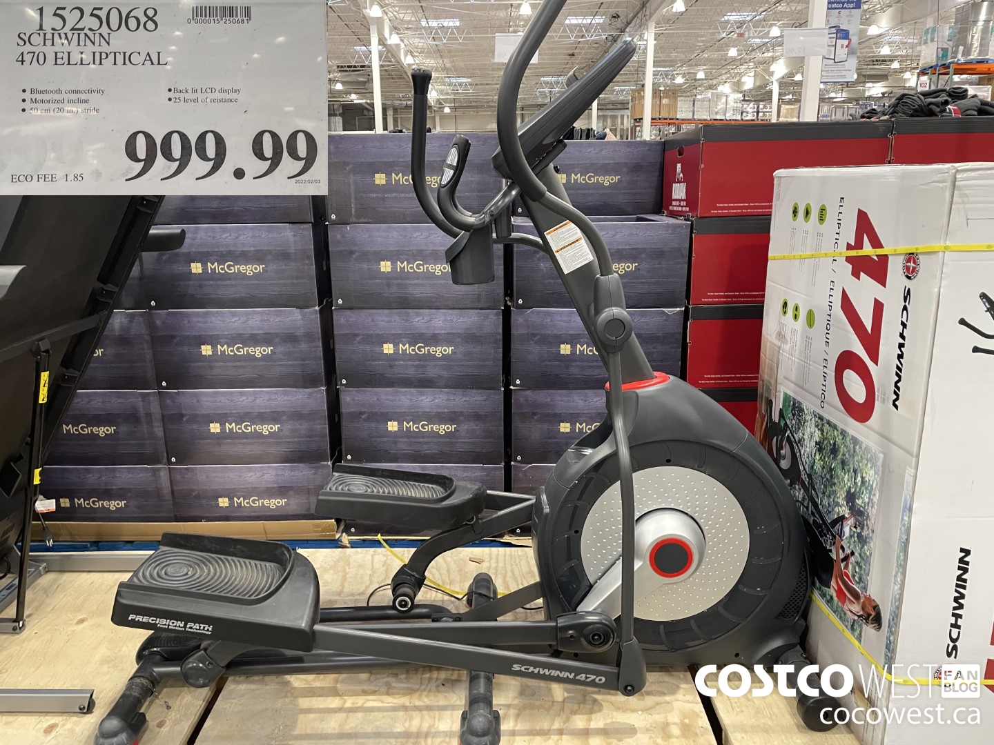 1525068 SCHWINN 470 ELIPTICAL $999.99