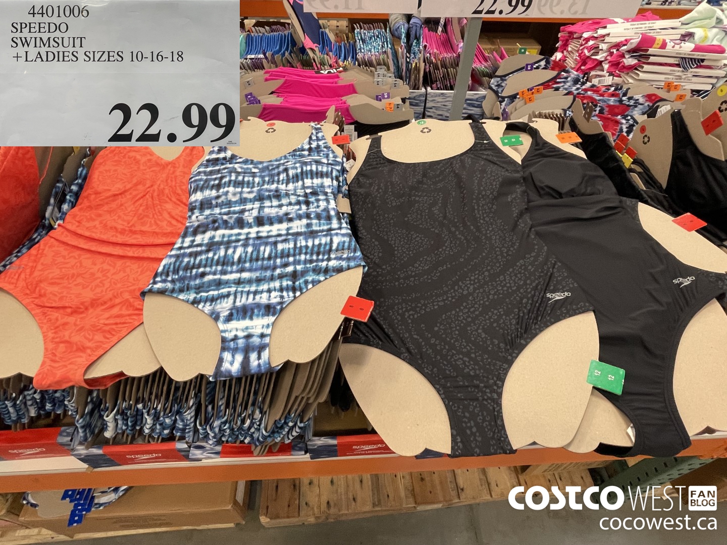 4401006 SPEEDO SWIMSUIT LADIES SIZES 10-16-18 $22.99