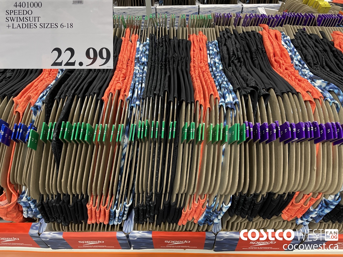 4401000 SPEEDO SWIMSUIT LADIES SIZES 6-18 $22.99