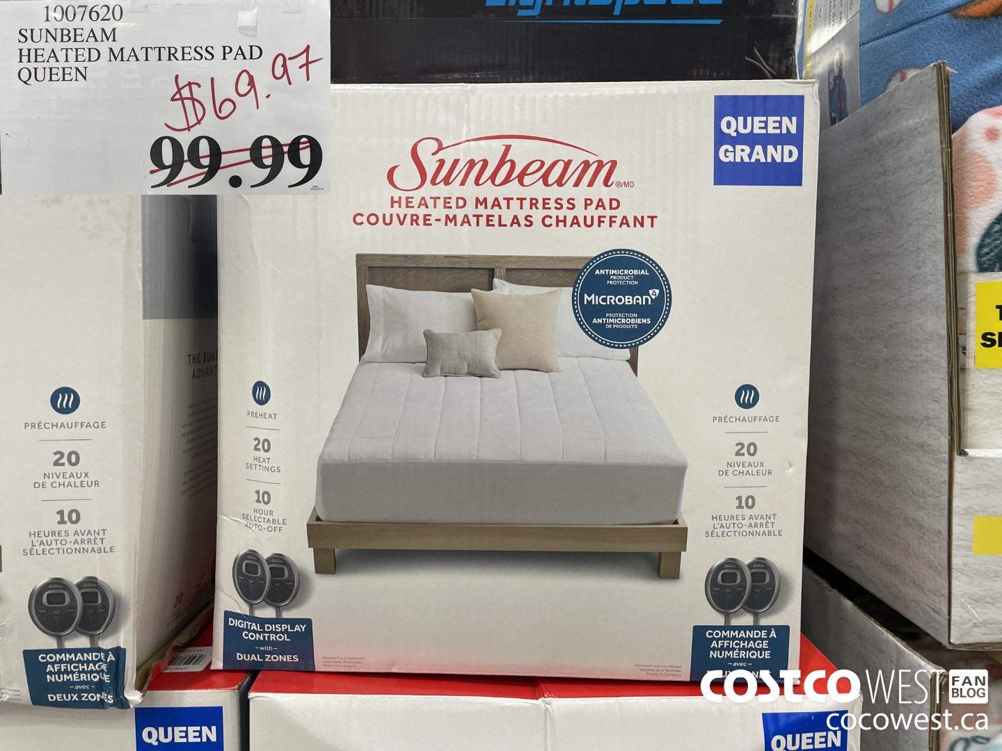 costco sunbeam heated mattress pad troubleshooting