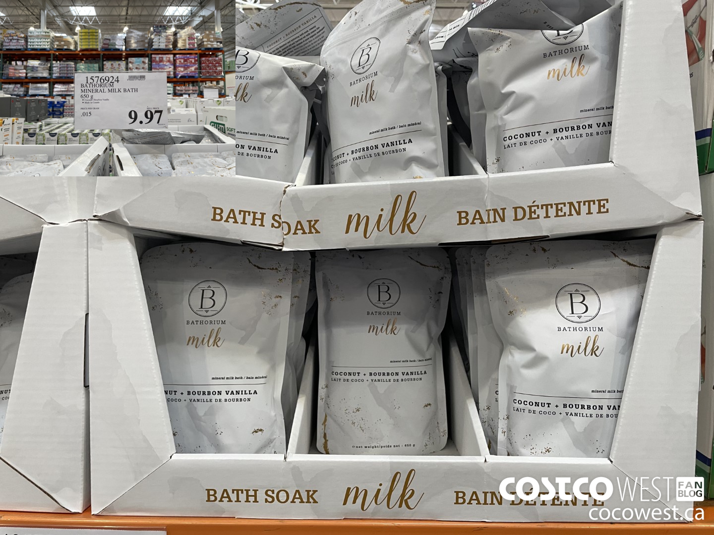 1576924 BATHORIUM MINERAL MILK BATH 650 g  $9.97