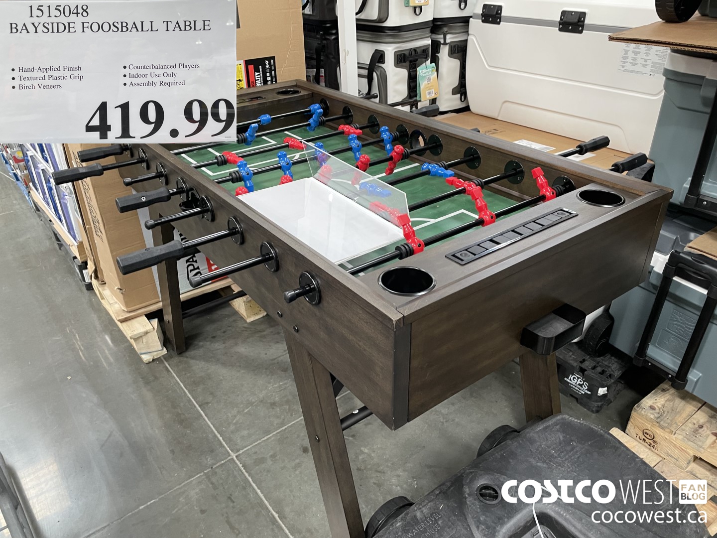 1515048 BAYSIDE FOOSBALL TABLE  $419.99