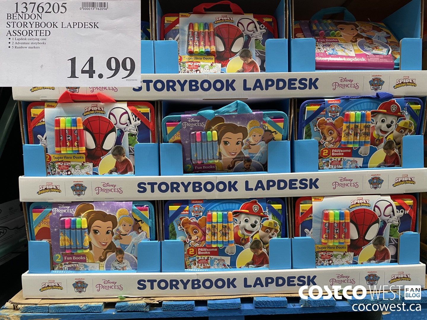 1376205 BENDON STORYBOOK LAPDESK ASSORTED $14.99