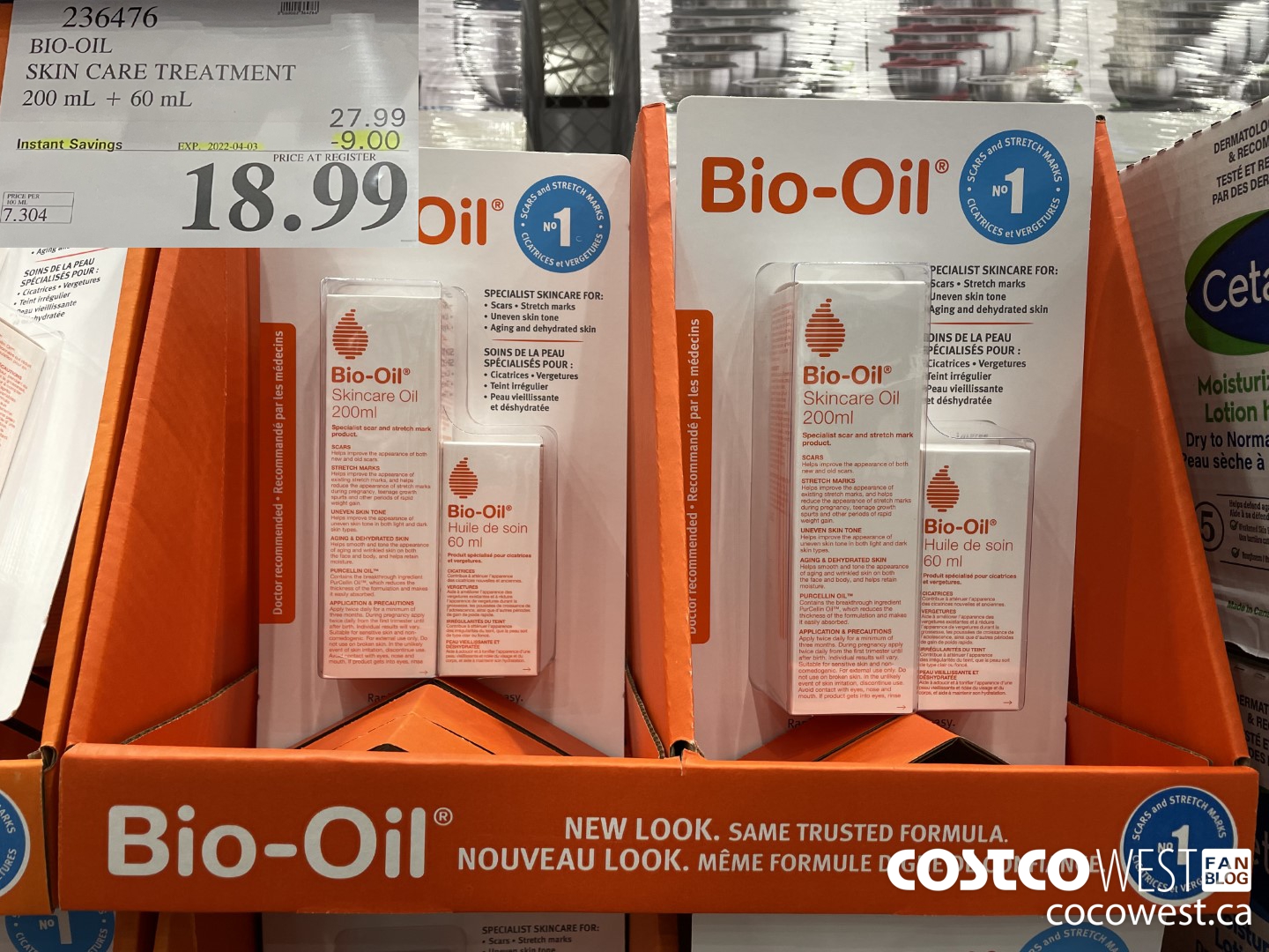 236476 BIO-OIL SKIN CARE TREATMENT 200 mL + 60 mL ($9.00 INSTANT SAVINGS EXPIRES ON 2022-04-03) $18.99