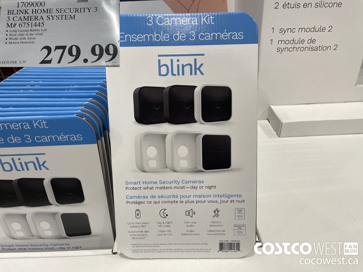 1709000 BLINK HOME SECURITY 3 3 CAMERA SYSTEM M# 6751445 $279.99