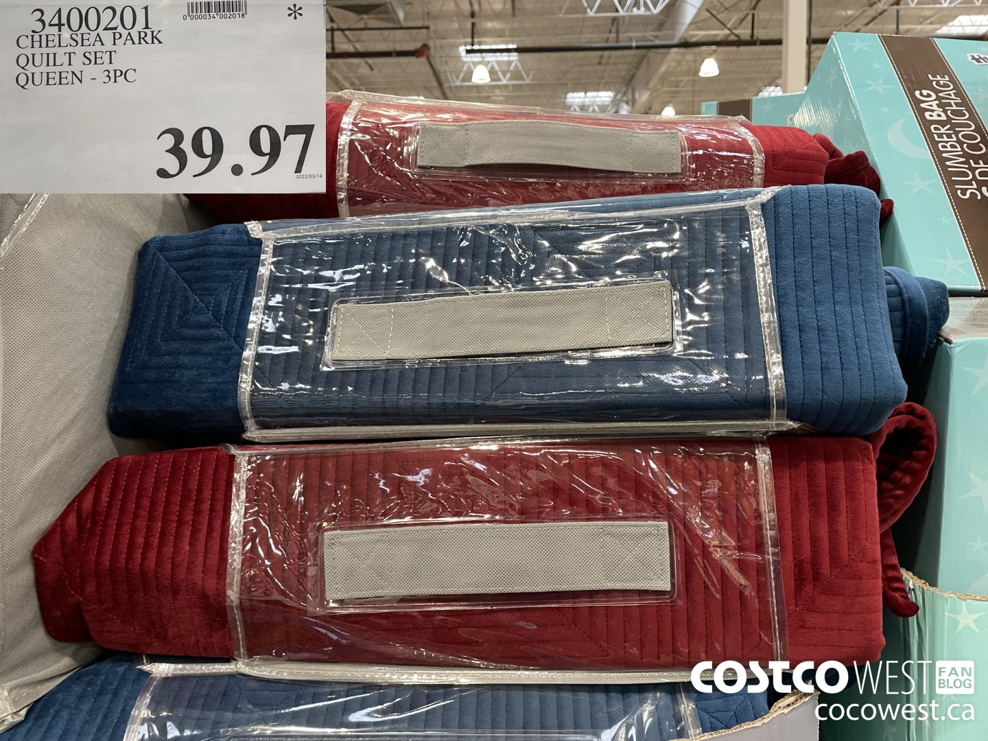 3400201 CHELSEA PARK QUILT SET QUEEN - 3 PIECES  $39.97