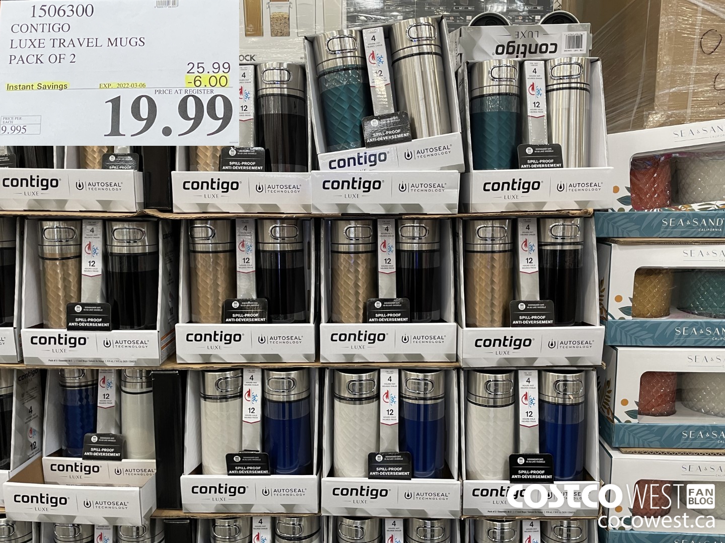 Costco] Contigo Luxe Travel Mugs - 2 Pack - $14.97 (YMMV warehouse deal  found at Scarborough location) - RedFlagDeals.com Forums