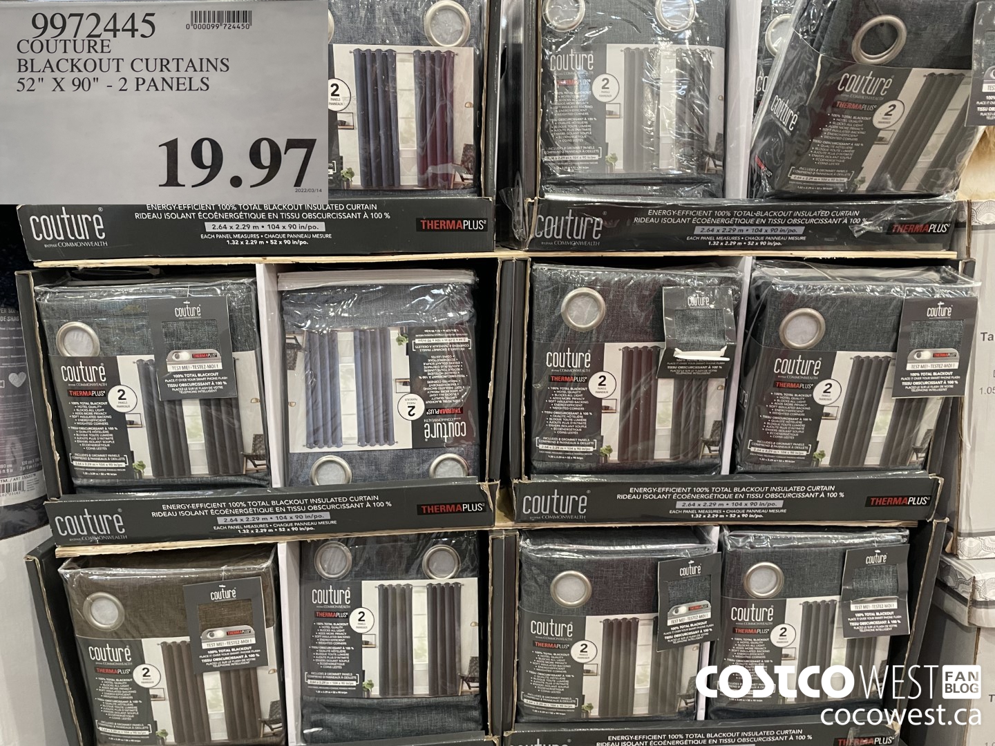 9972445 COUTURE BLACKOUT CURTAINS 52