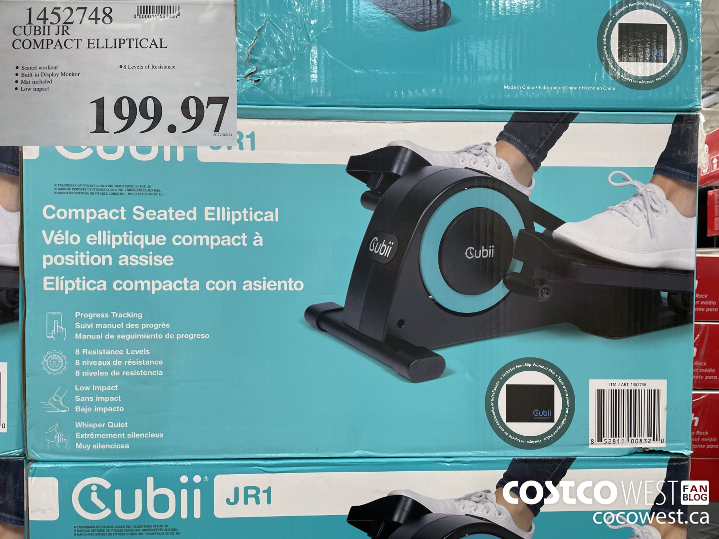 1452748 CUBII JR SEATED COMPACT ELLIPTICAL $199.97