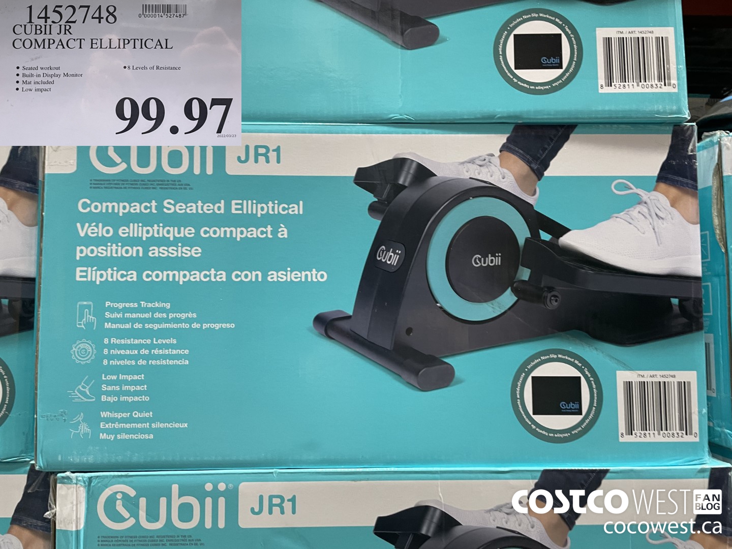 1452748 CUBII J COMPACT ELLIPTICAL  $99.97