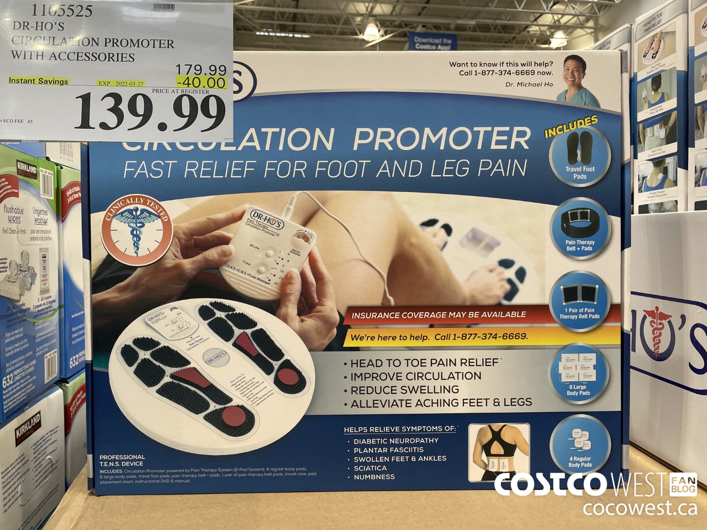 1105525 DR-HO'S CIRCULATION PROMOTER WITH ACCESSORIES ($40.00 INSTANT SAVINGS EXPIRES ON 2022-03-27) $139.99