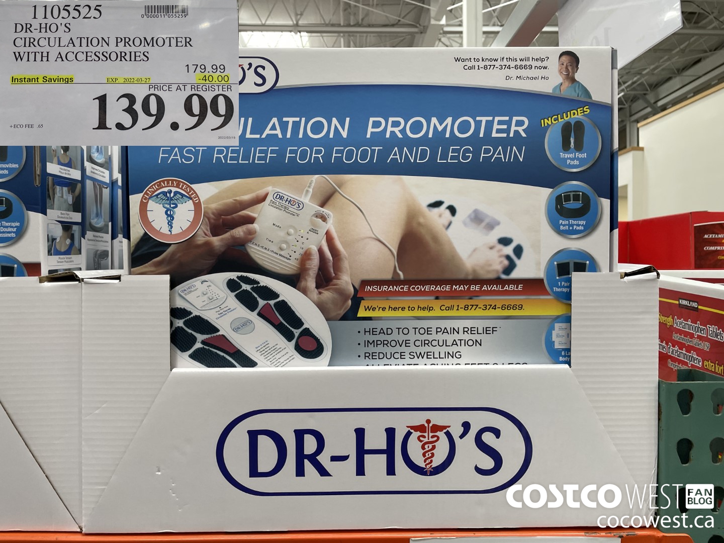 1105525 DR-HO'S CIRCULATION PROMOTER WITH ACCESSORIES ($40.00 INSTANT SAVINGS EXPIRES ON 2022-03-27) $139.99