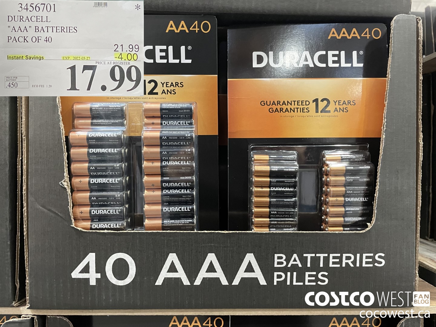 3456701 DURACELL 
