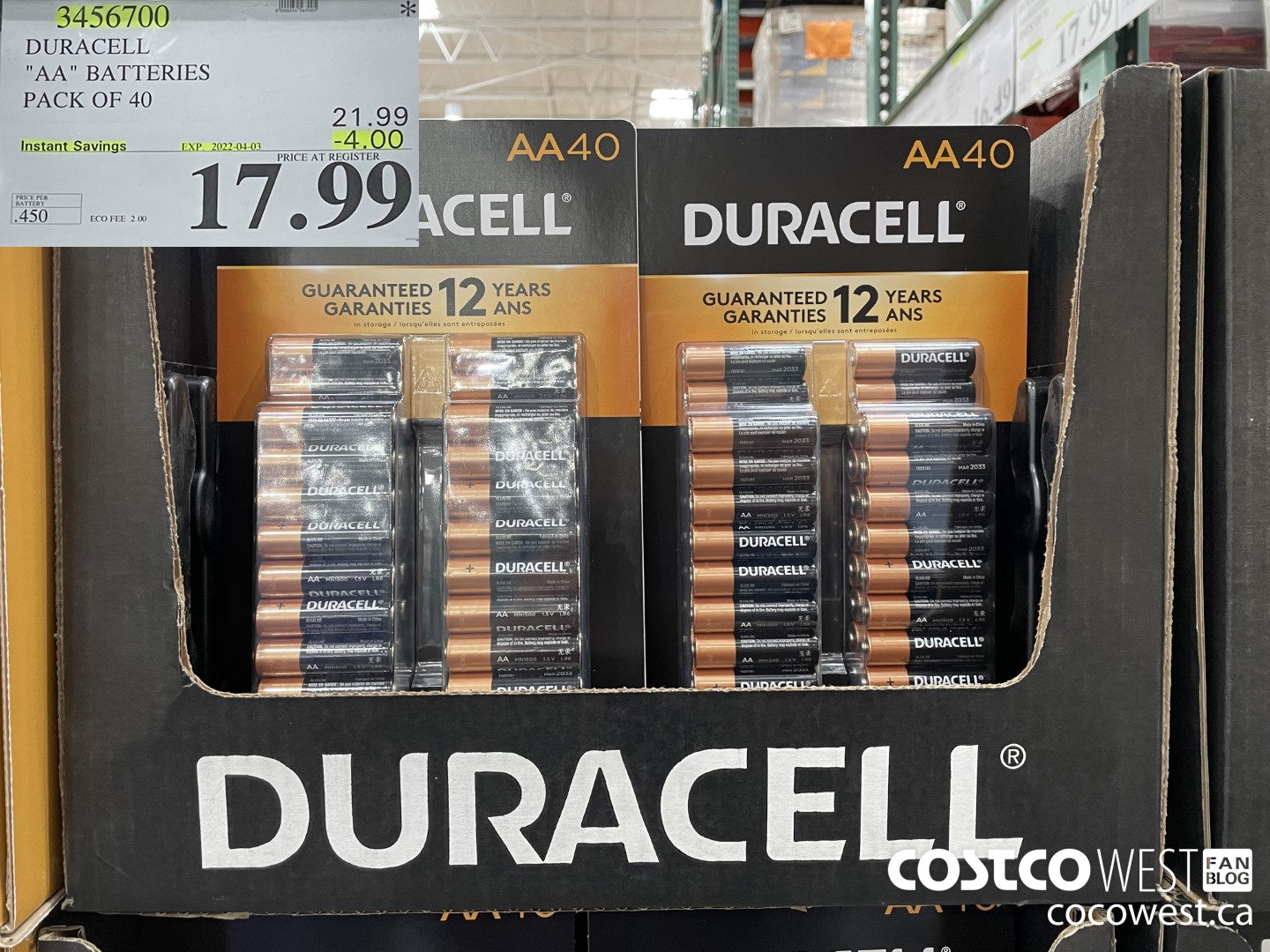 3456700 DURACELL 