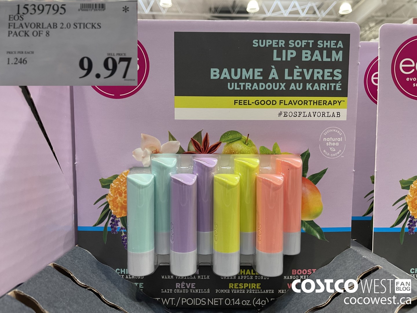 1539795 EOS FLAVORLAB 2.0 STICKS PACK OF 8 $9.97