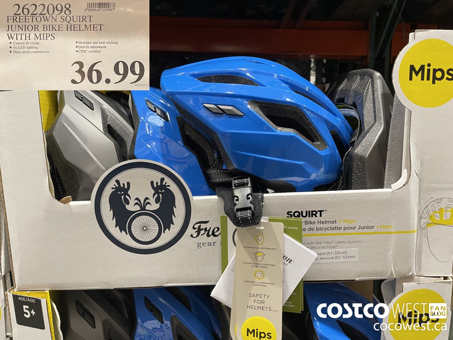 2622098 FREETOWN SQUIRT JUNIOR BIKE HELMET WITH MIPS  $36.99