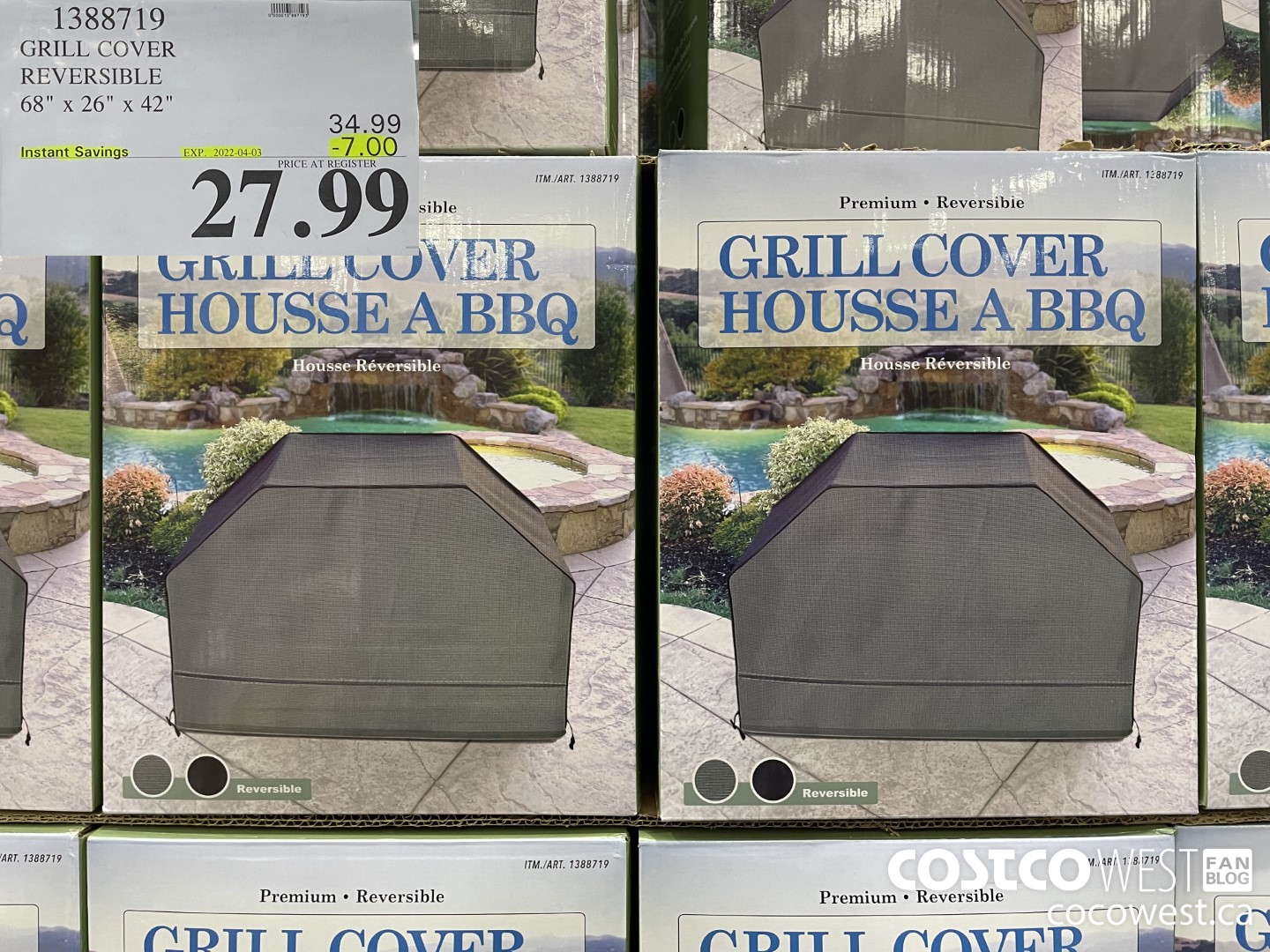 1388719 GRILL COVER REVERSIBLE 68