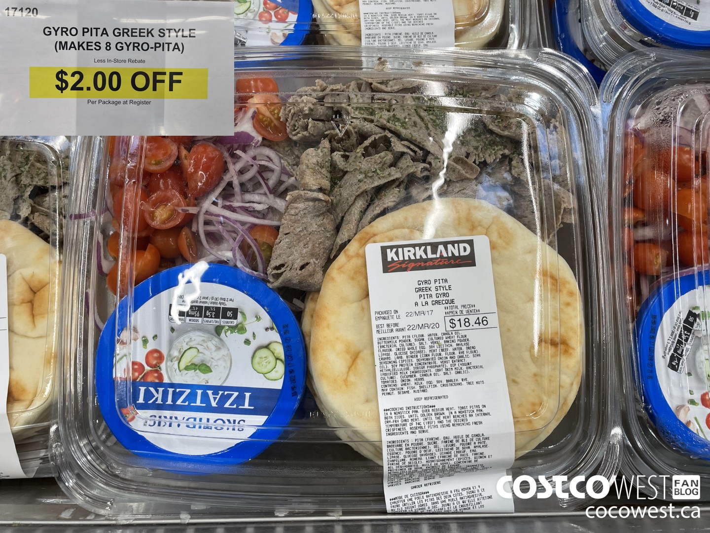 17120 GYRO PITA GREEK STYLE (MAKES 8 GYRO-PITA) ($2.00 INSTANT SAVINGS)