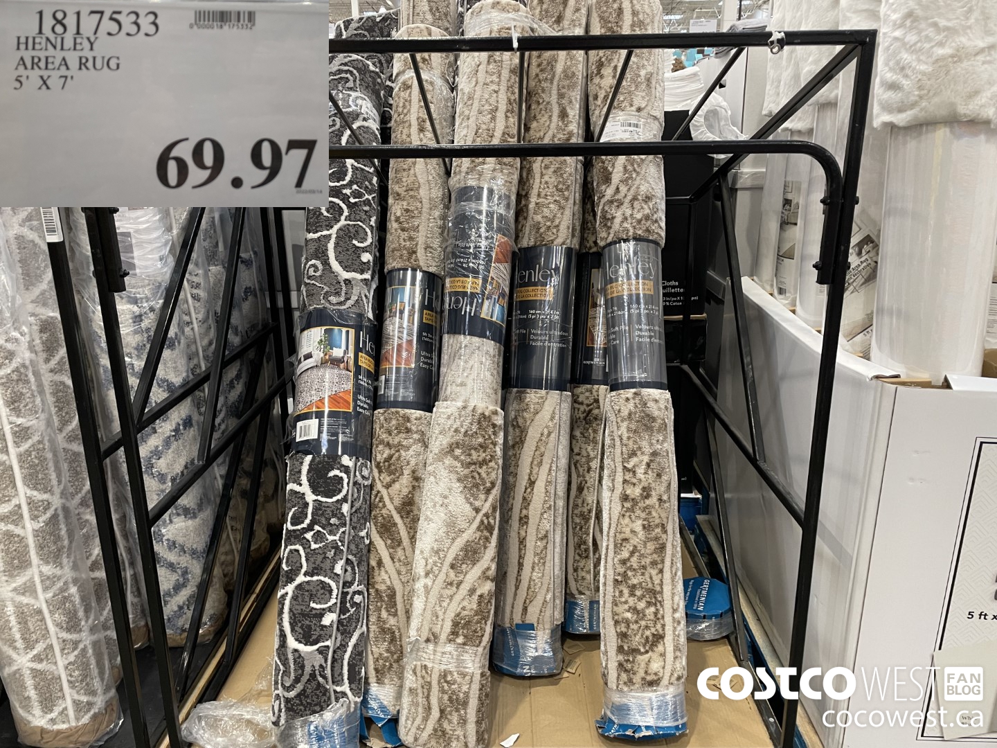 1817533 HENLEY AREA RUG 5X7 ($20.00 INSTANT SAVINGS) $69.97