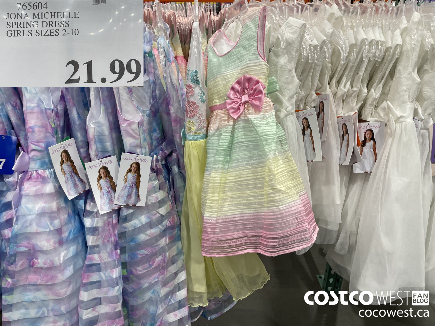 765604 JONA MICHELLE SPRING DRESS GIRLS SIZES 2-10  $21.99