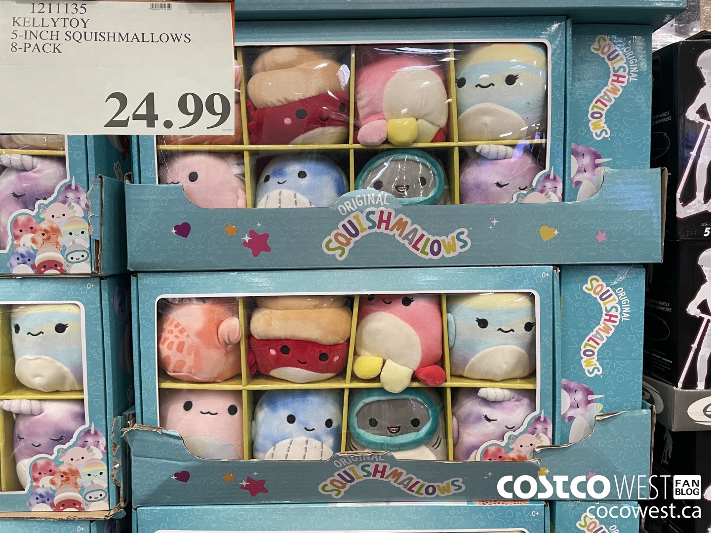 1211135 KELLYTOY 5-INCH SQUISHMALLOWS 8-PACK  $24.99