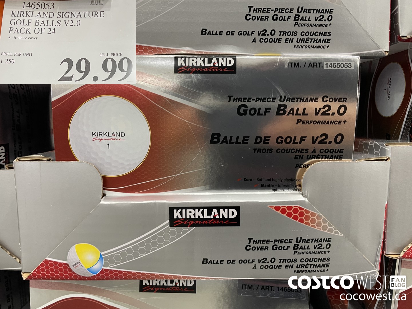 1465053 KIRKLAND. SIGNATURE GOLF BALLS V2.0 PACK OF 24 $29.99