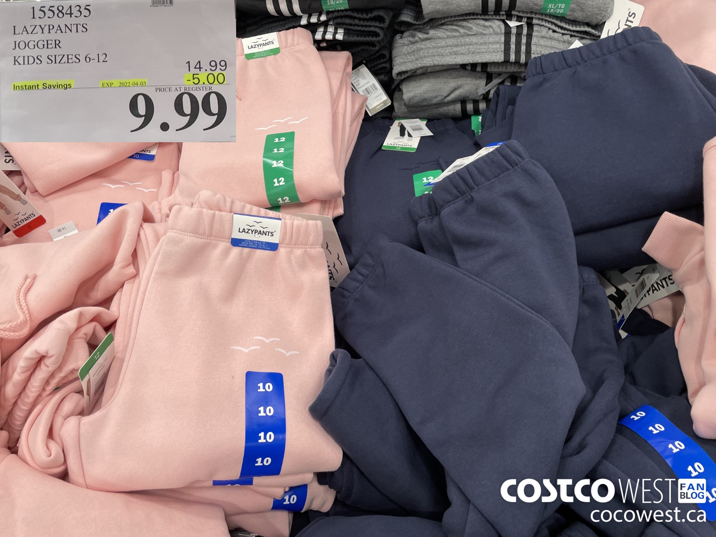 1558435 LAZYPANTS JOGGER KIDS SIZES 6-12 ($5.00 INSTANT SAVINGS EXPIRES ON 2022-04-03) $9.99