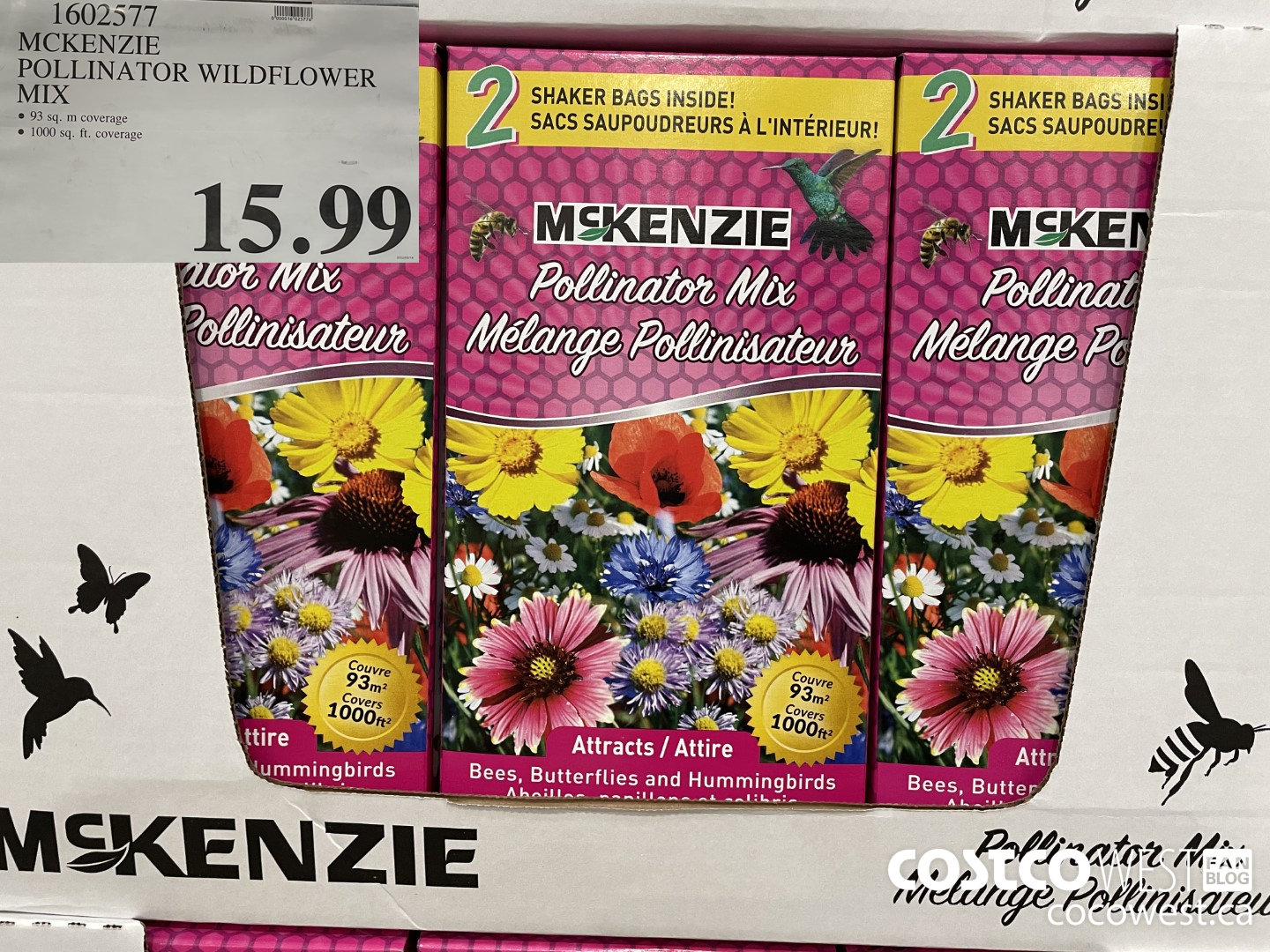 1602577 MCKENZIE POLLINATOR WILDFLOWER MIX $15.99