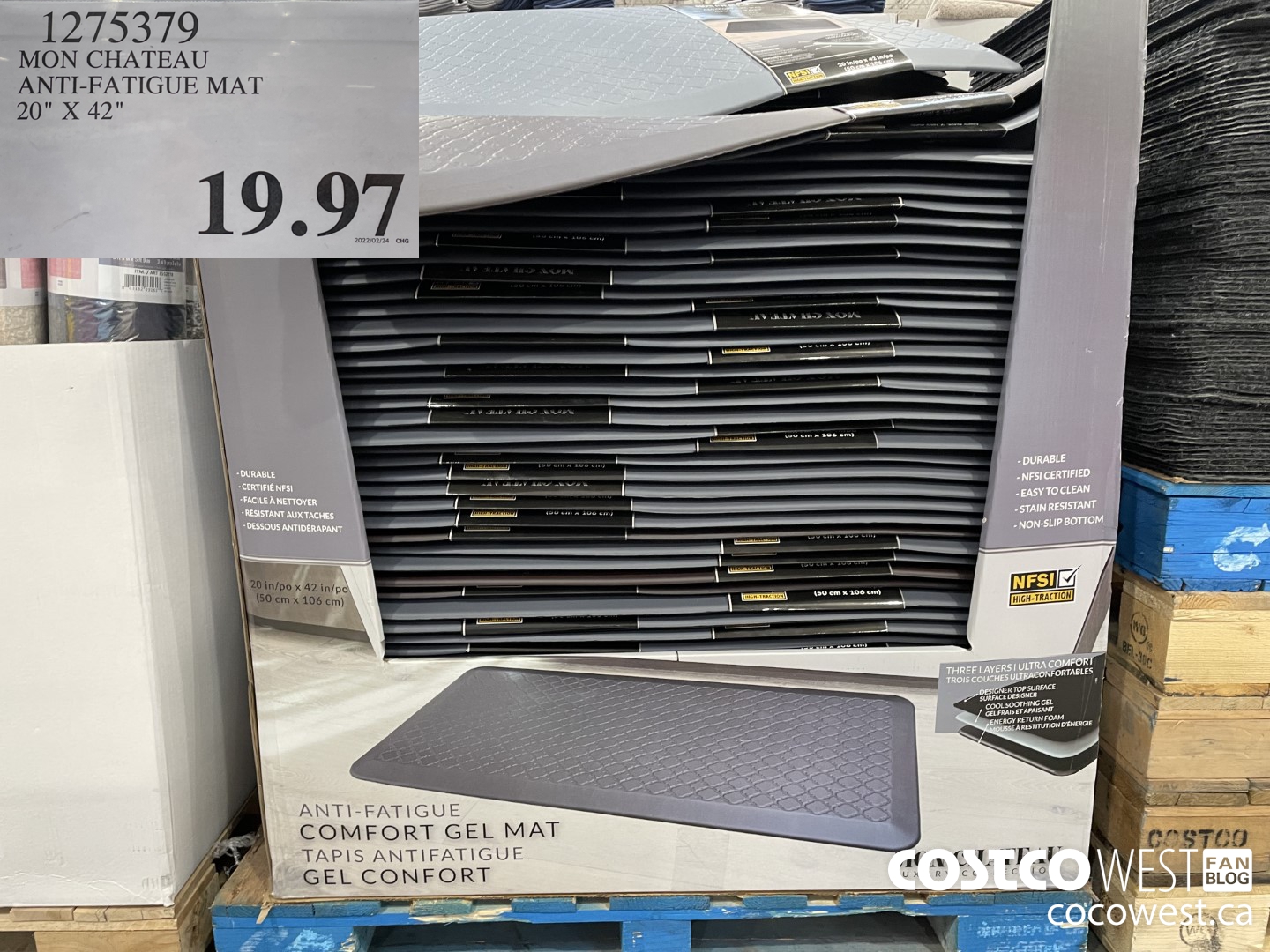 1275379 MON CHATEAU ANTL-FATIGUE MAT 24