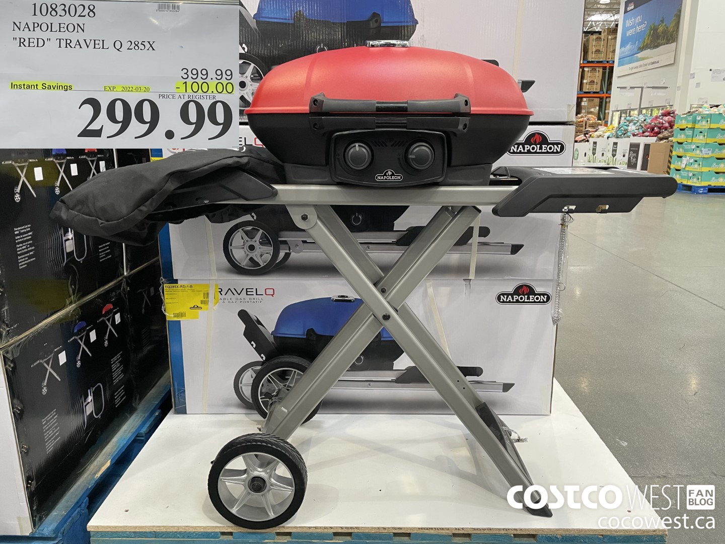 1083028 NAPOLEON TRAVEL Q 285X  ($100.00 INSTANT SAVINGS EXPIRES ON 2022-03-20) $299.99
