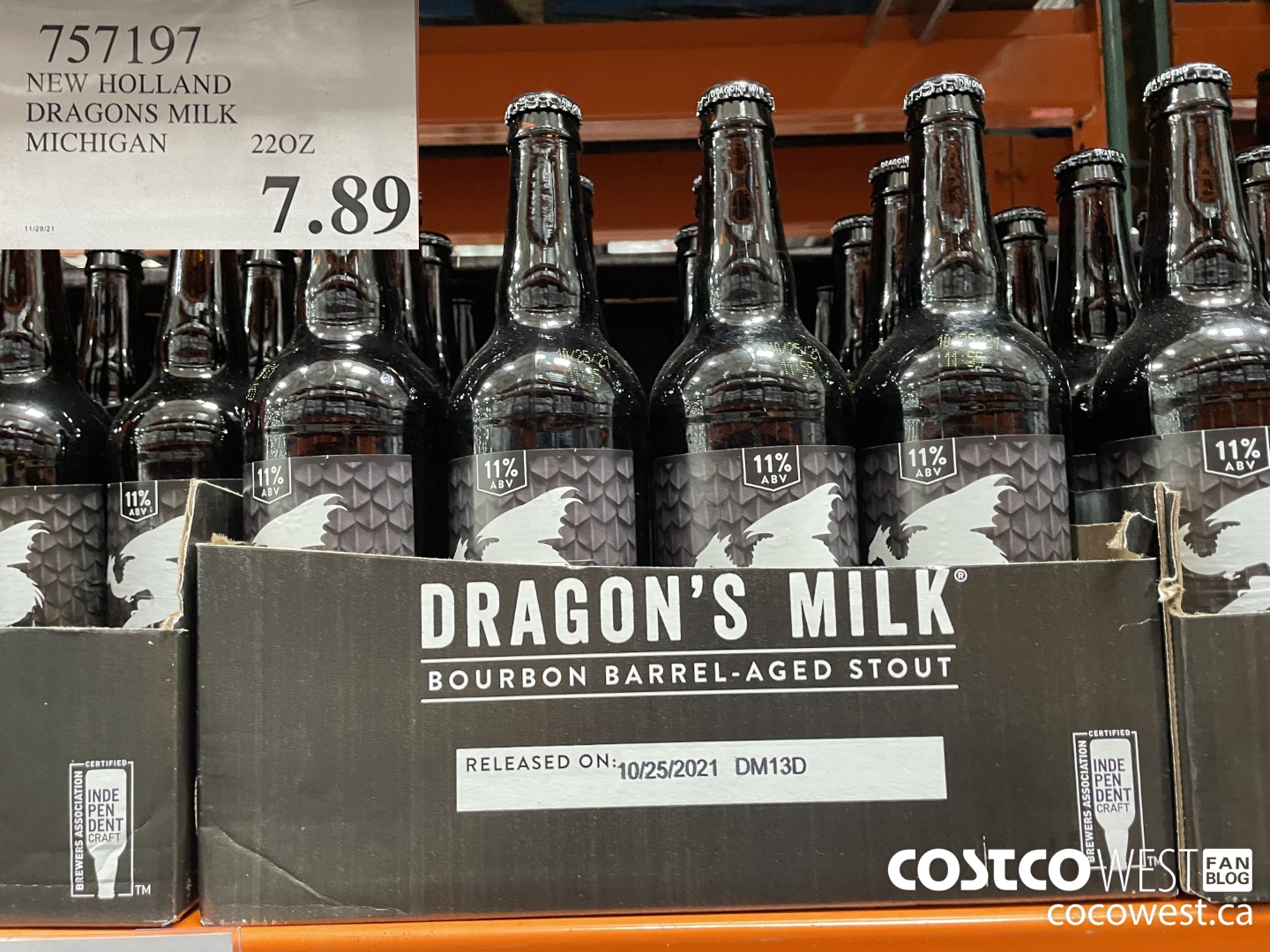 757197 NEW HOLLAND DRAGONS MILK MICHIGAN 22OZ $7.89