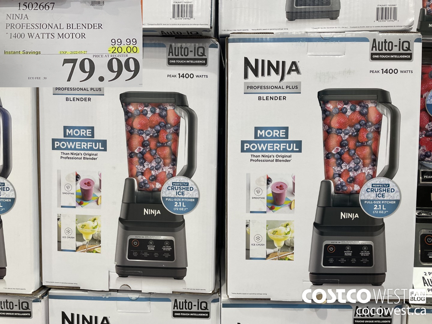 Ninja Professional Blender 1000 with Auto-iQ for Sale in Seattle, WA