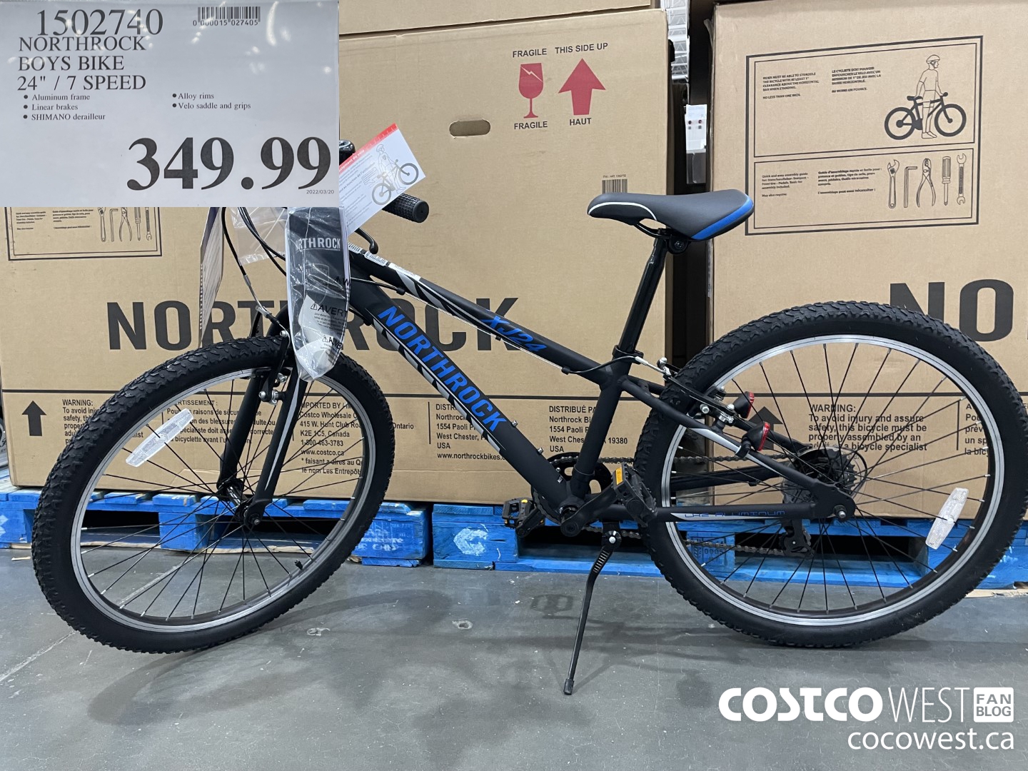 1502740 NORTHROCK BOYS BIKE 24