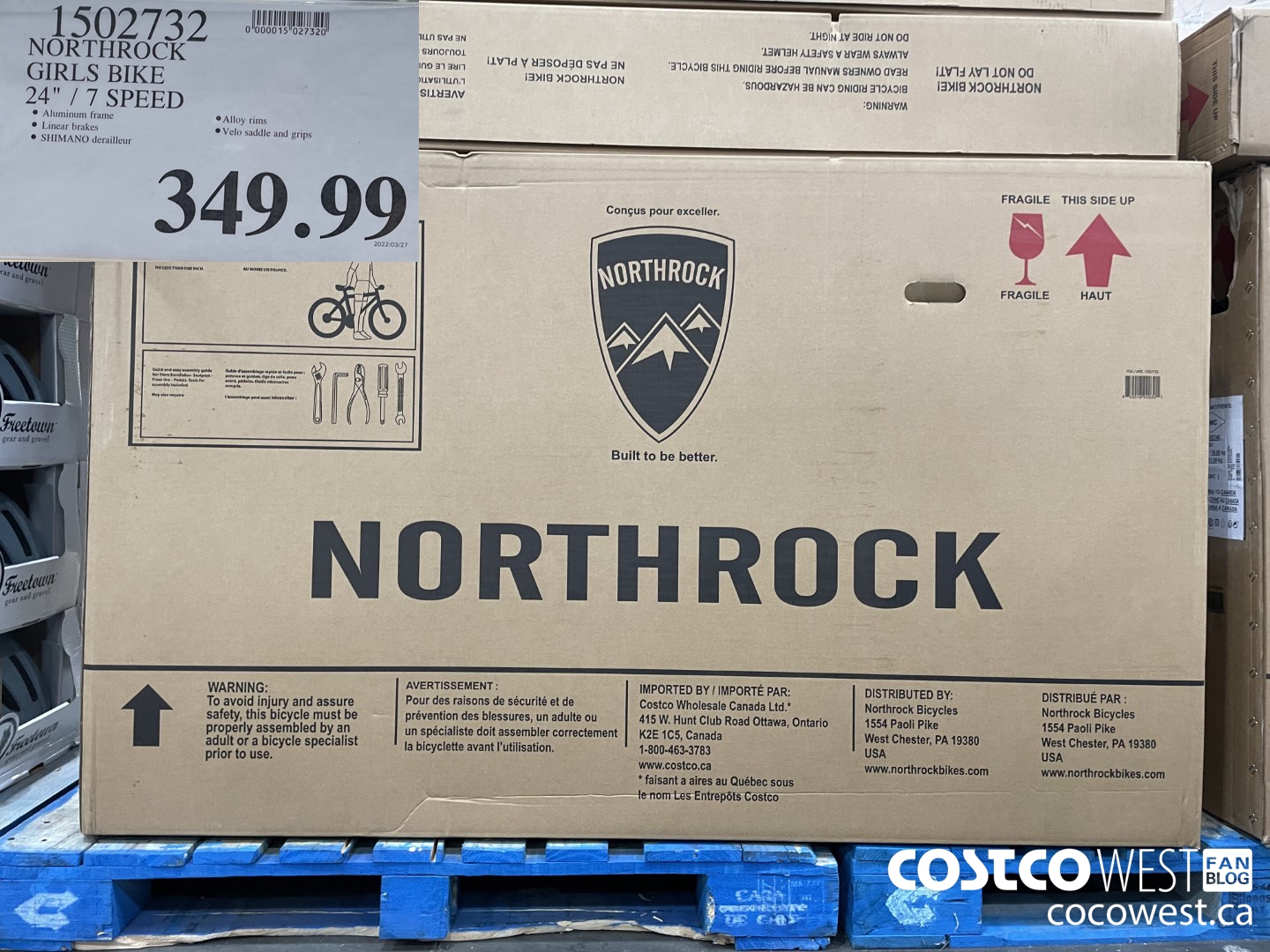 1502732 NORTHROCK GIRLS BIKE 24