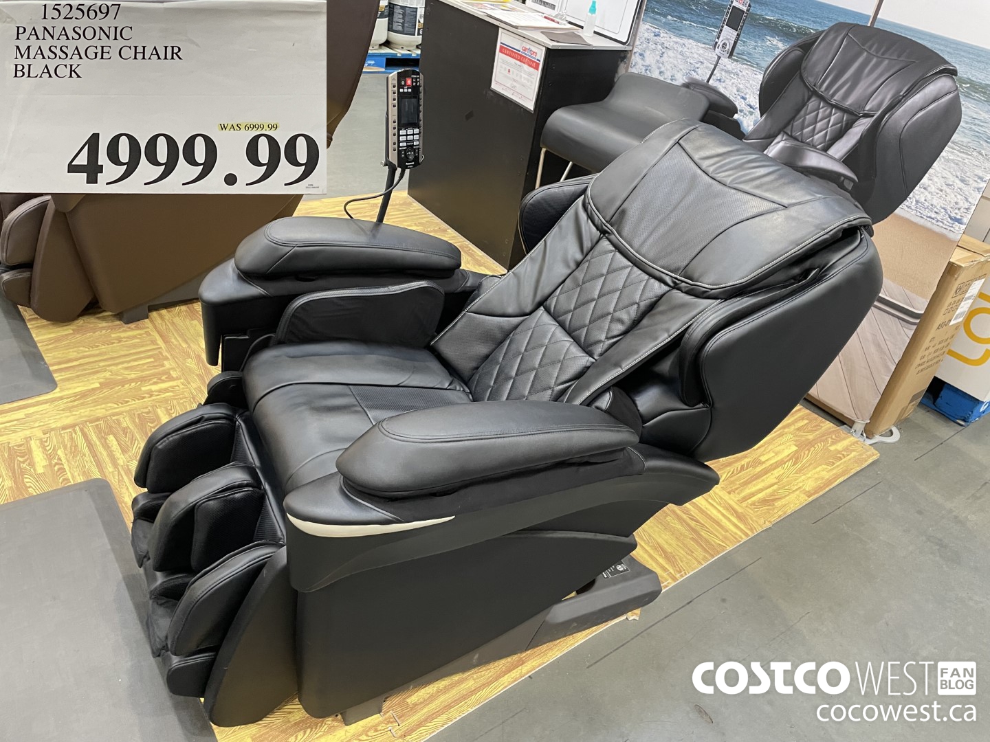 1525697 PANASONIC MASSAGE CHAIR BLACK  $4999.99