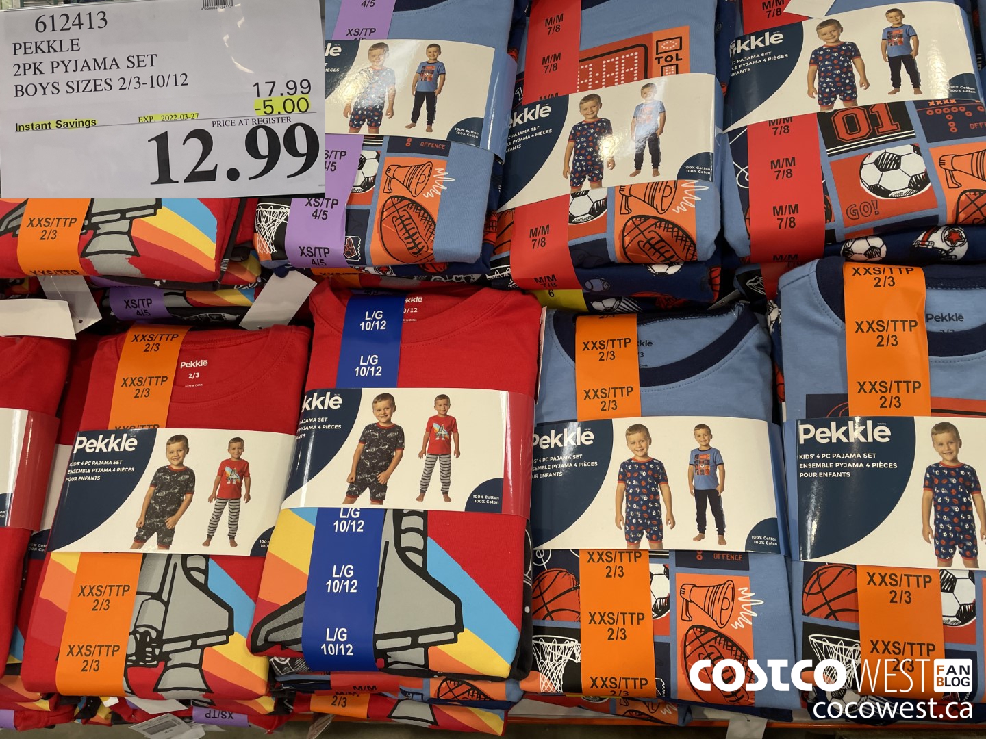 612413 PEKKLE 2PK PYJAMA SET BOYS SIZES 2/3-10/12 ($5.00 INSTANT SAVINGS EXPIRES ON 2022-03-27) $12.99