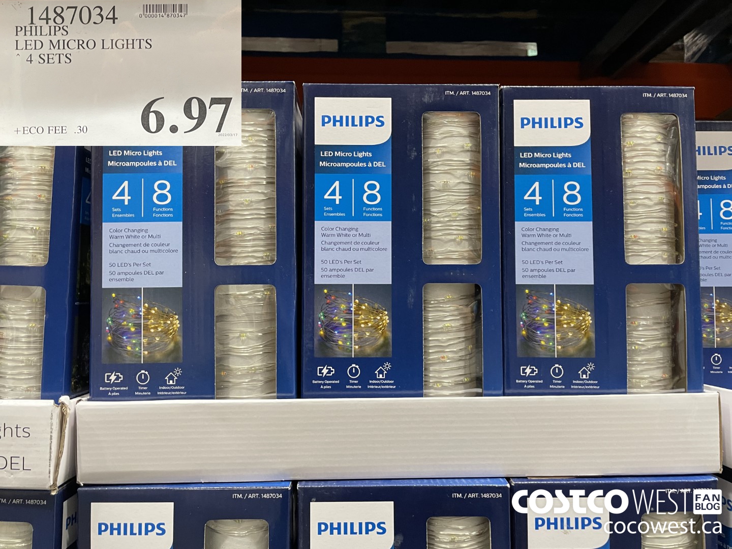 1487034 PHILIPS LED MICRO LIGHTS 4 SETS  $6.97