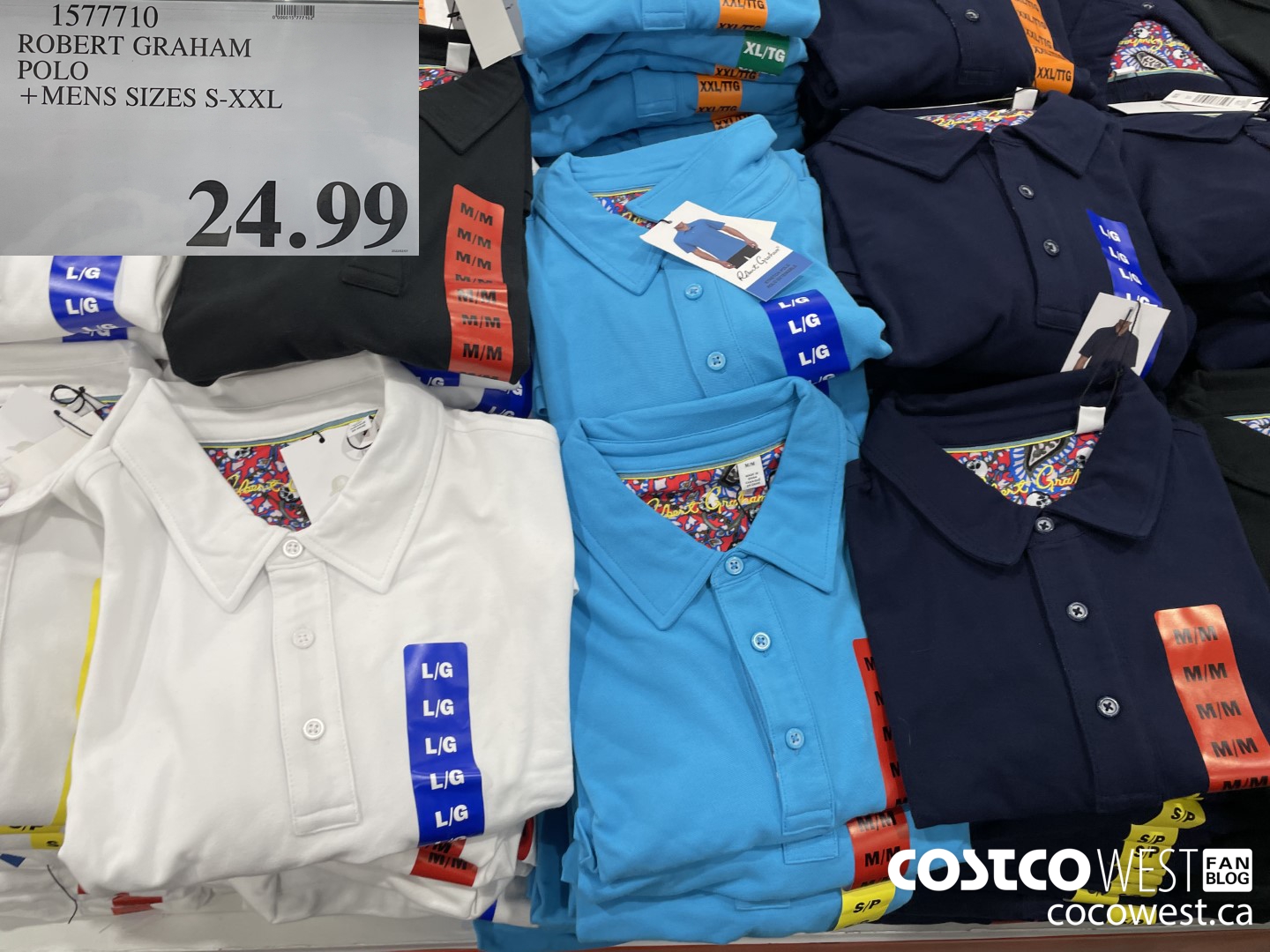 1577710 ROBERT GRAHAM POLO MENS SIZES S-XXL  $24.99