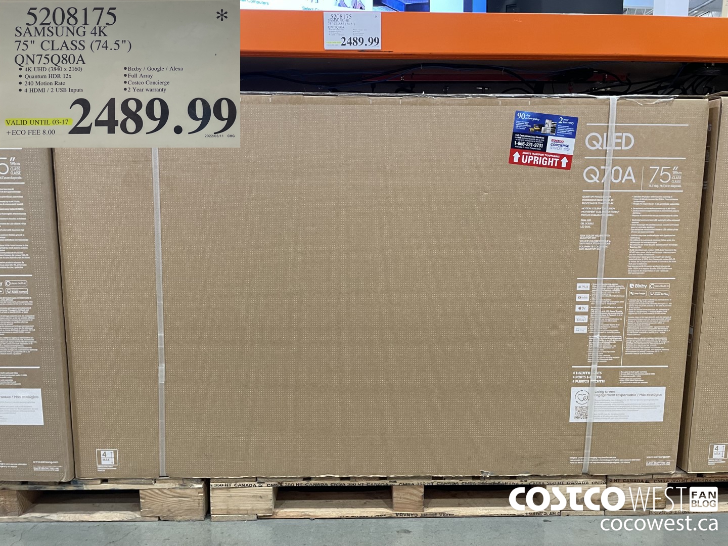 5208175 SAMSUNG 4K 75