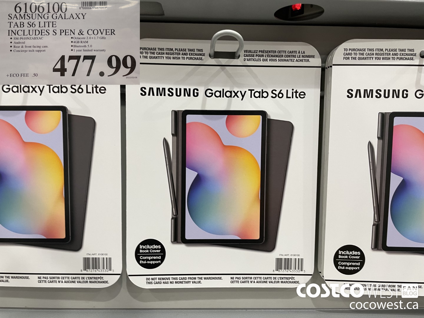 samsung s6 lite tablet costco