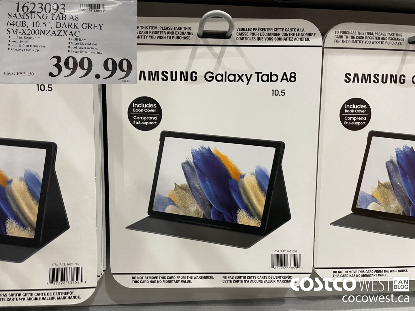 1623093 SAMSUNG TAB A8 64GB, 10.5