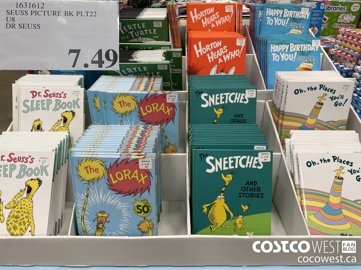 1631612 SEUSS PICTURE BK PLT22 U8 DR SEUSS  $7.49