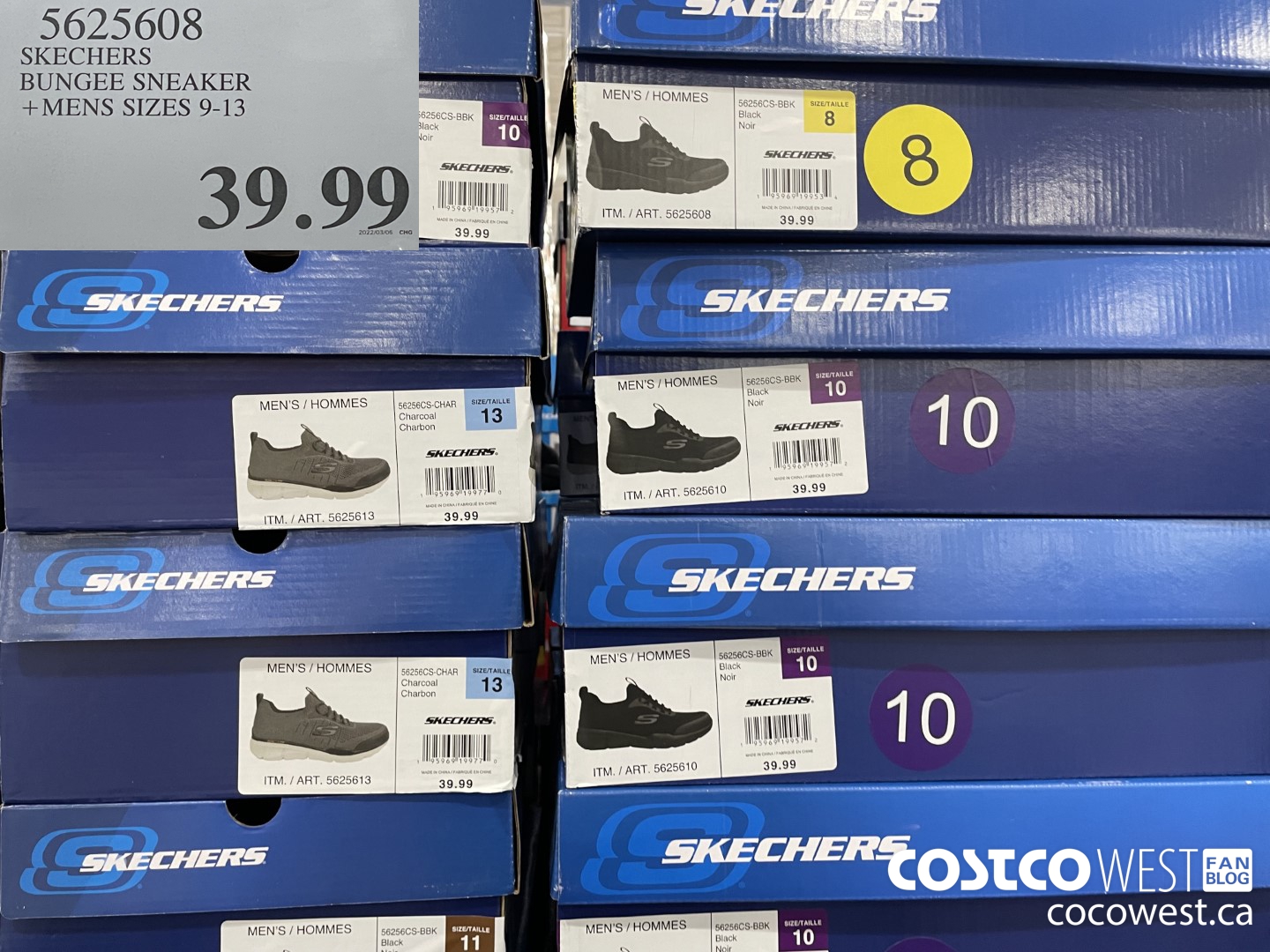 5625608 SKECHERS BUNGEE SNEAKER MENS SIZES 8-13 $39.99