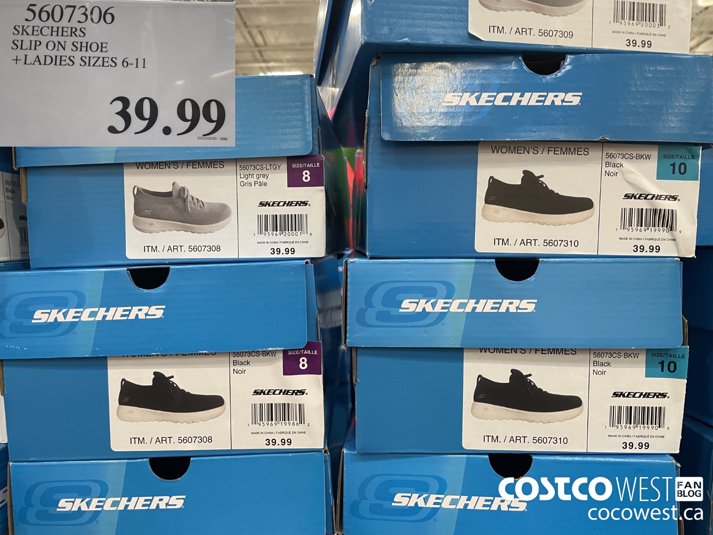 5607306 SKECHERS SLIP ON SHOE LADIES SIZES 6-11  $39.99