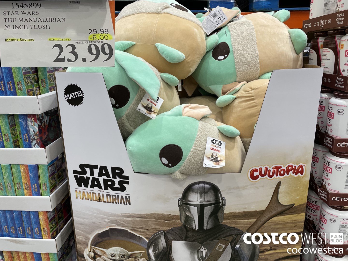 1545899 STAR WARS THE MANDALORIAN 20 INCH PLUSH ($6.00 INSTANT SAVINGS EXPIRES ON 2022-03-13) $23.99