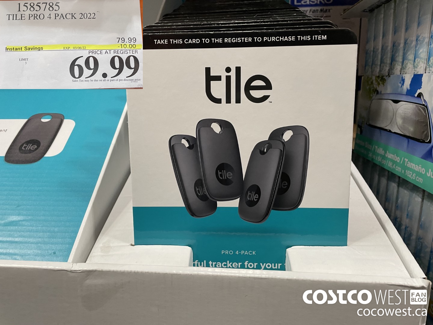 1585785 TILE PRO 4 PACK 2022 ($10.00 INSTANT SAVINGS EXPIRES ON 2022-03-06) $69.99