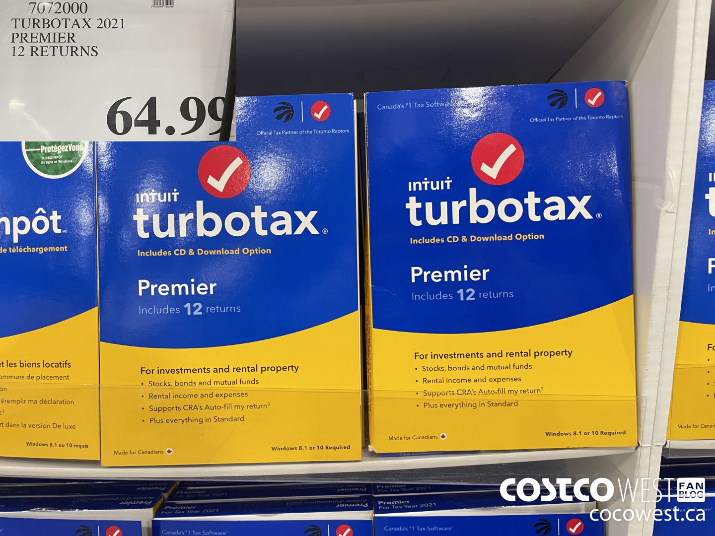 7072000 TURBOTAX 2021 PREMIER 12 RETURNS  $64.99