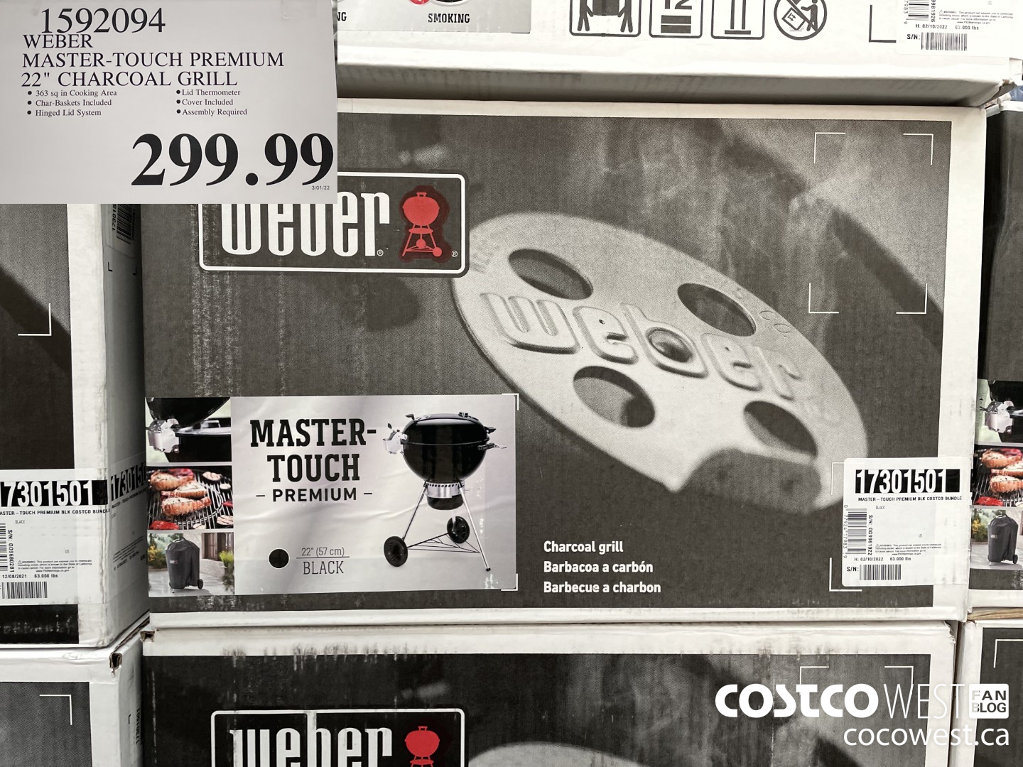 1592094 WEBER MASTER-TOUCH PREMIUM 22