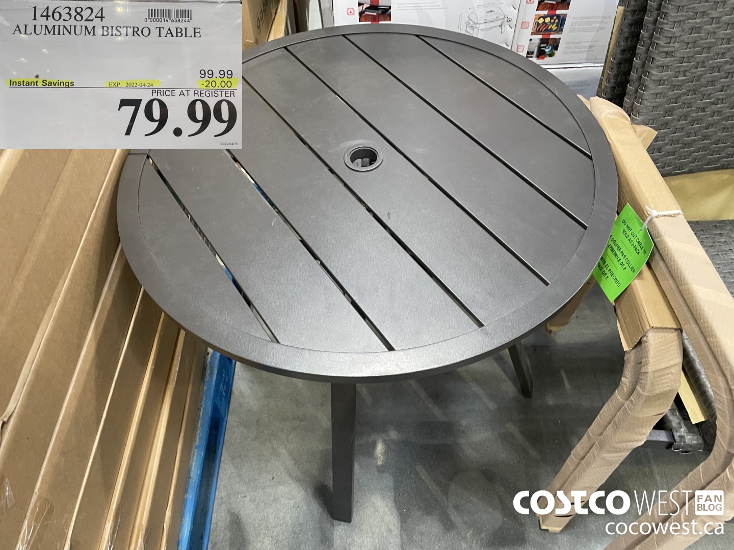 Costco bistro deals table